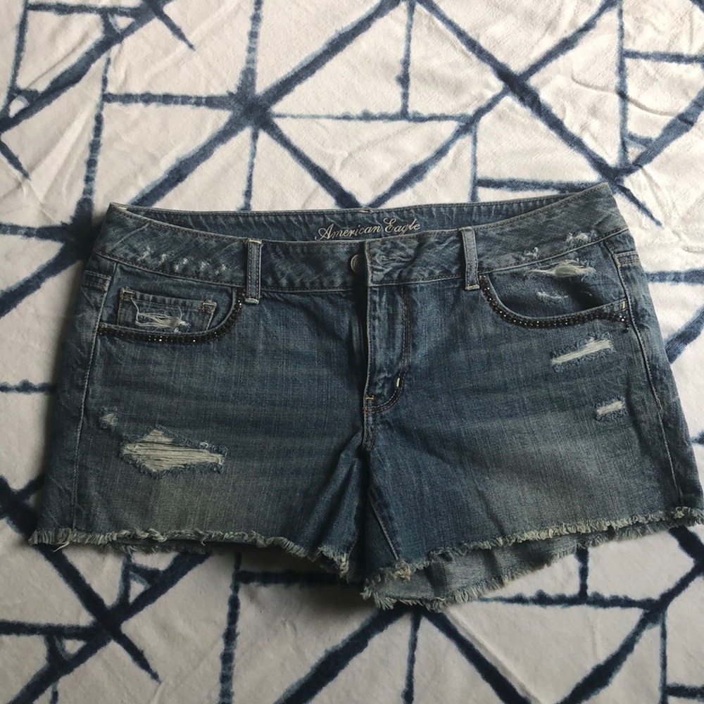 American Eagle Distressed Shorts